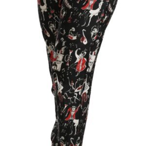 Dolce & Gabbana Sleek Silk Slim-Fit Mid-Waist Pants