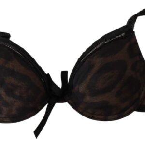 Roberto Cavalli Sultry Leopard Push-Up Bra