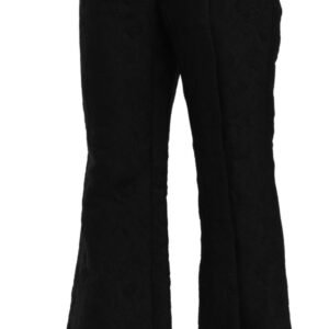 Dolce & Gabbana Chic High Waist Flared Cropped Pants