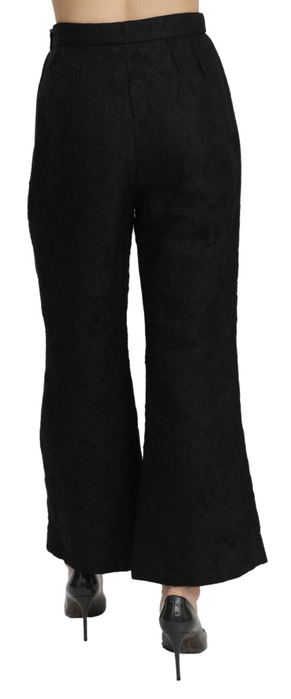 Dolce & Gabbana Chic High Waist Flared Cropped Pants - Image 3