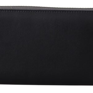 Dolce & Gabbana Elegant Textured Leather Zip-Around Wallet