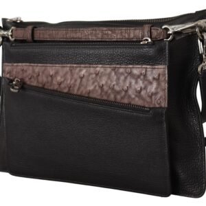 Dolce & Gabbana Elegant Black Leather Sling Shoulder Bag