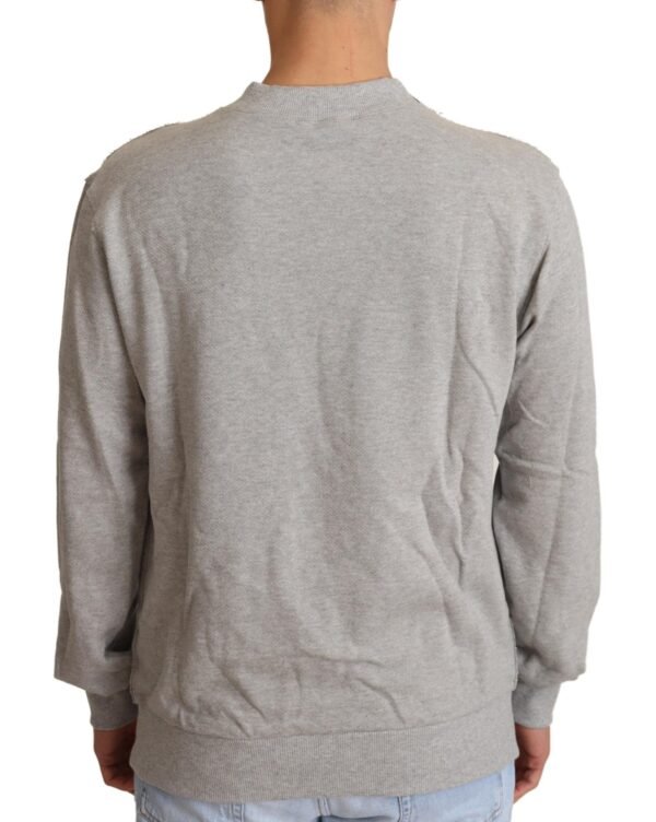 Dolce & Gabbana Sophisticated Gray Crewneck Sweater - Image 3