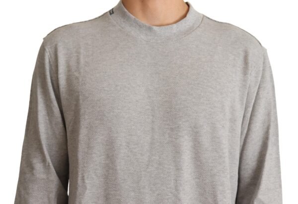 Dolce & Gabbana Sophisticated Gray Crewneck Sweater - Image 4