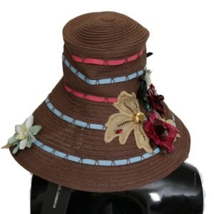 Dolce & Gabbana Elegant Floppy Floral Wide Brim Hat