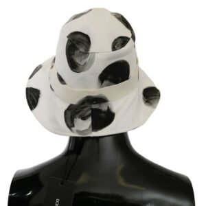 Dolce & Gabbana Polka Dot Cotton Bucket Hat – White & Black