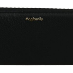 Dolce & Gabbana Elegant Black Leather Continental Wallet