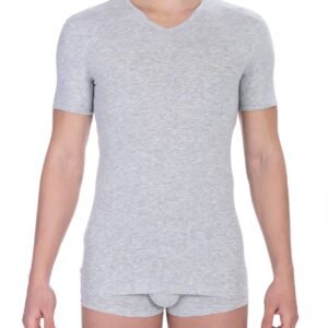 Bikkembergs Gray Cotton Men T-Shirt