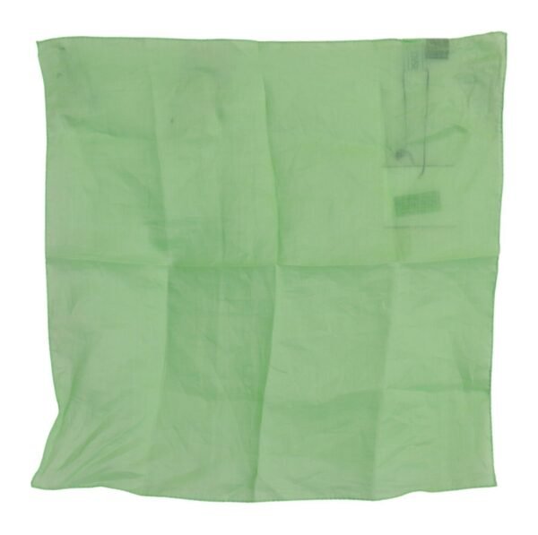 Versace Elegant Apple Green Linen Scarf - Image 4