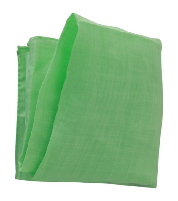 Versace Elegant Apple Green Linen Scarf - Image 5