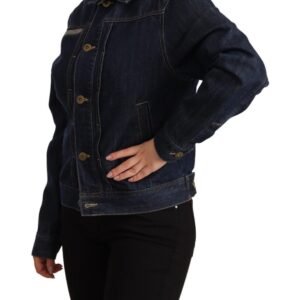 Master Coat Elegant Dark Blue Denim Jacket