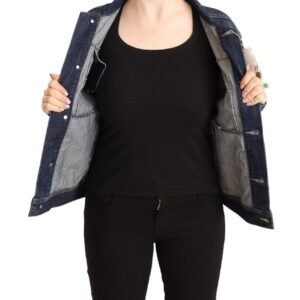 Master Coat Elegant Dark Blue Denim Jacket