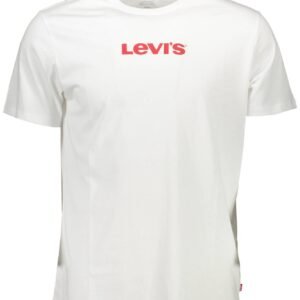 Levi’s White Cotton Men T-Shirt