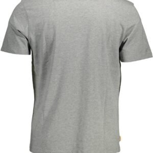 Timberland Gray Cotton Men T-Shirt