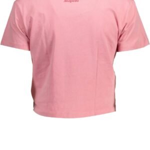 Desigual Pink Cotton Women Top