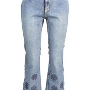 Desigual Blue Cotton Women Jeans