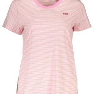 Levi’s Pink Cotton Women T-Shirt