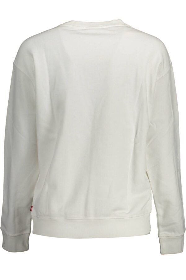 Levi's White Cotton Women Sweater - Image 2