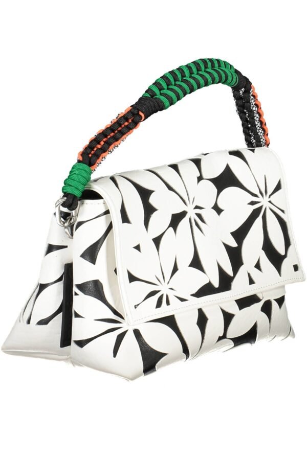 Desigual White Polyethylene Women Handbag - Image 3