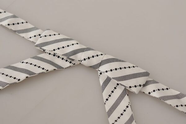 Dolce & Gabbana Chic Polka Dot Silk Bow Tie - Image 2