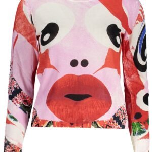 Desigual Pink Viscose Women Sweater