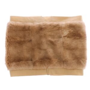 Dolce & Gabbana Exclusive Beige MINK Fur Scarf Wrap