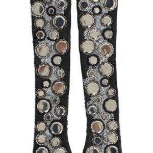 Dolce & Gabbana Sequin-Embellished Cashmere Fingerless Gloves