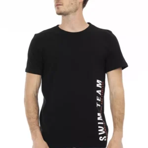 Bikkembergs Black Cotton Men T-Shirt