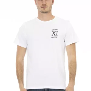 Bikkembergs White Cotton Men T-Shirt