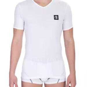 Bikkembergs White Cotton Men’s T-Shirt