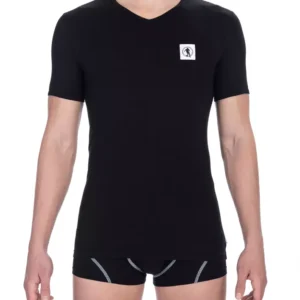 Bikkembergs “Black Cotton Men T-Shirt”