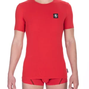 Bikkembergs Red Cotton Men T-Shirt