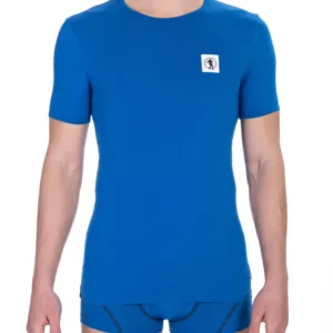 Bikkembergs Blue Cotton Men T-Shirt