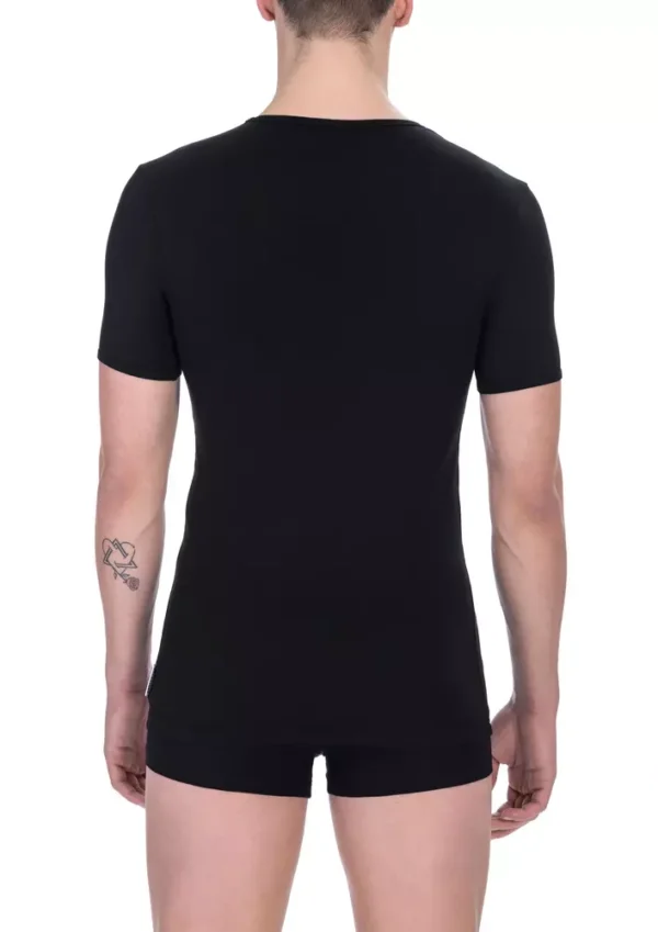 Bikkembergs Black Cotton Men T-Shirt - Image 2