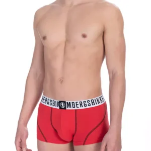 Bikkembergs Red Cotton Men Underwear Pack