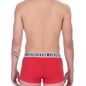 Bikkembergs Red Cotton Men Underwear Pack