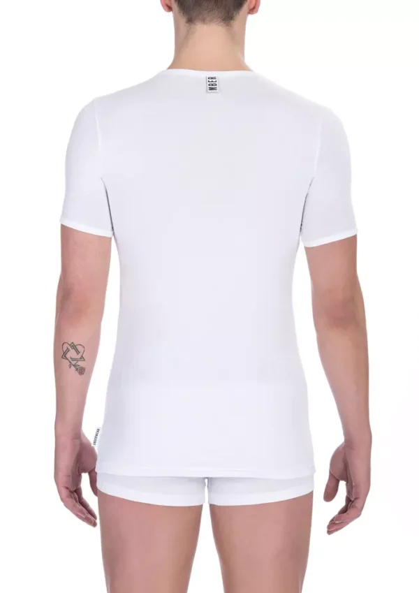 Bikkembergs White Cotton Men T-Shirt - Image 2