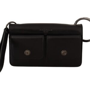 Dolce & Gabbana Elegant Mini Leather Wallet in Timeless Black