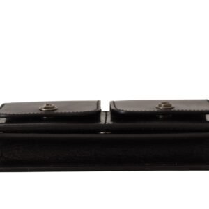 Dolce & Gabbana Elegant Mini Leather Wallet in Timeless Black