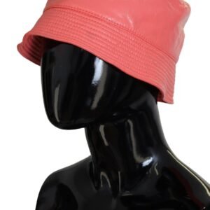 Dolce & Gabbana Elegant Peach Bucket Hat – Summer Chic Essential