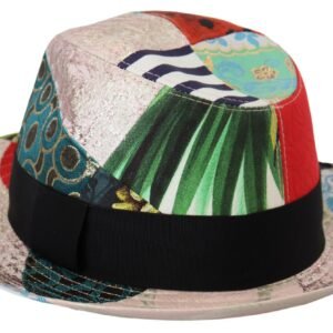 Dolce & Gabbana Eclectic Chic Multicolor Fedora Cap