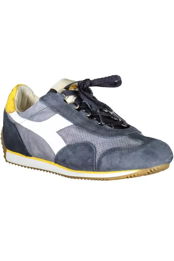 Diadora Blue Leather Women Sneaker - Image 2