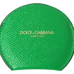 Dolce & Gabbana Elegant Calfskin Leather Mirror Holder