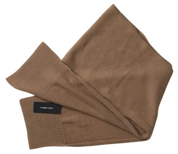 Dolce & Gabbana Elegant Camel Brown Women's Scarf - Image 2