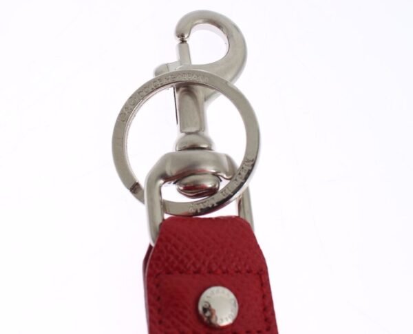 Dolce & Gabbana Multicolor Sicily Raffia Leather Keychain - Image 3