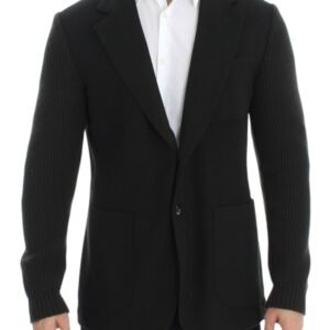 Dolce & Gabbana Elegant Green Cashmere Blazer Jacket