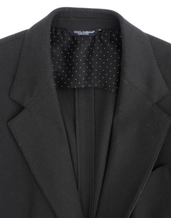 Dolce & Gabbana Elegant Green Cashmere Blazer Jacket - Image 8