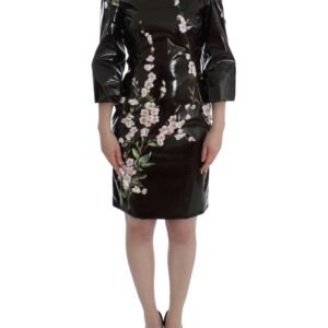 Dolce & Gabbana Elegant Floral Sheath Cocktail Dress