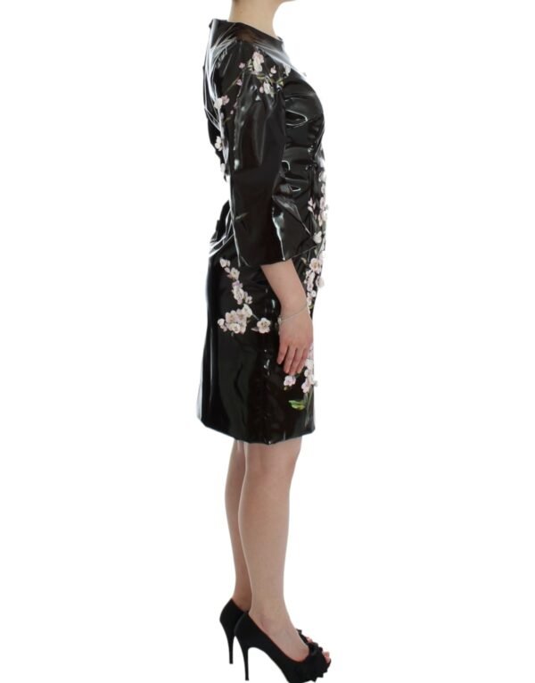 Dolce & Gabbana Elegant Floral Sheath Cocktail Dress - Image 4