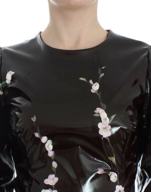 Dolce & Gabbana Elegant Floral Sheath Cocktail Dress - Image 6